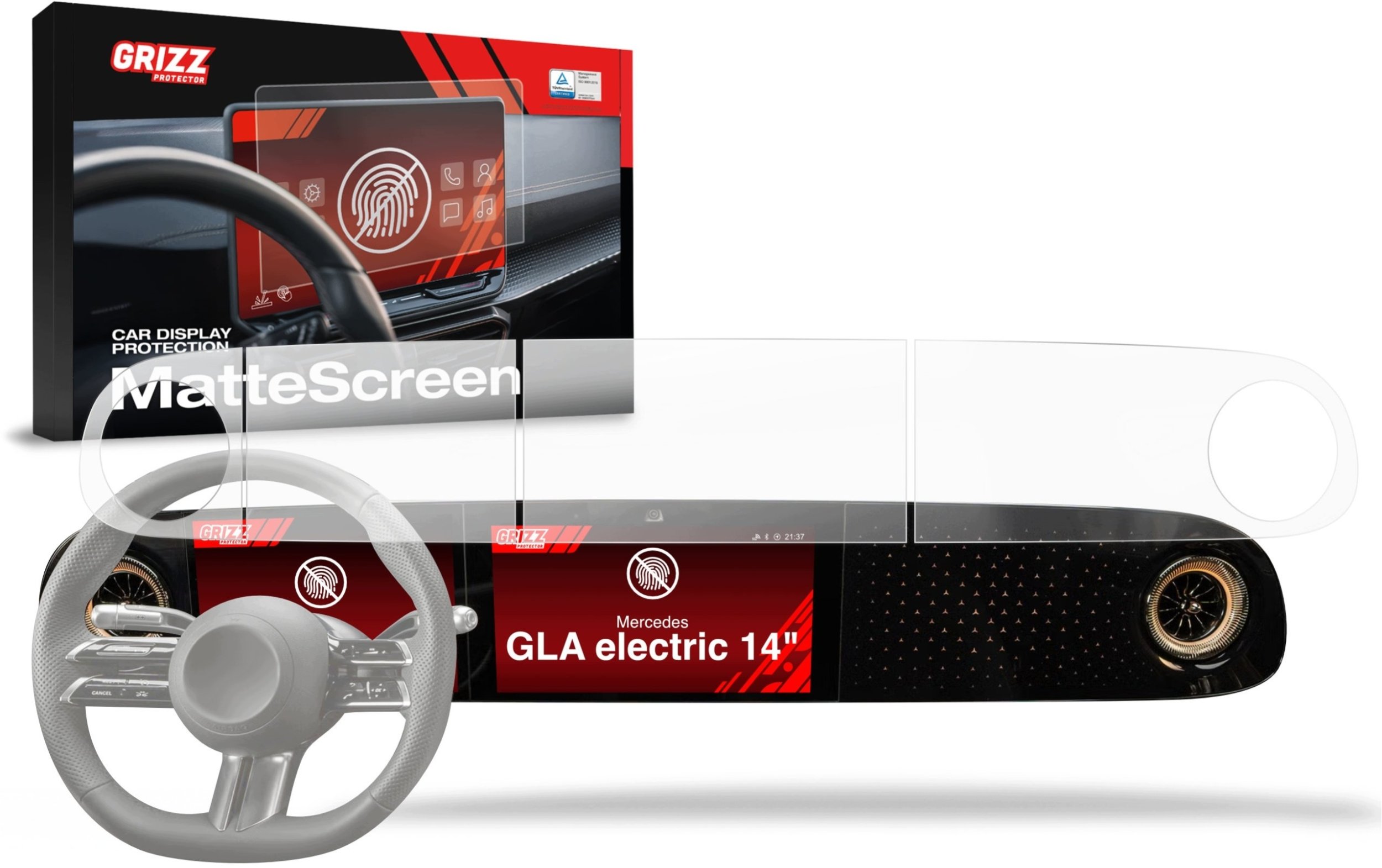 Etui do nawigacji GrizzGlass matowa CarDisplay
